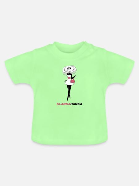 KLANK A HANKA - Baby Bio-T-Shirt mit Rundhals - Mintgrün