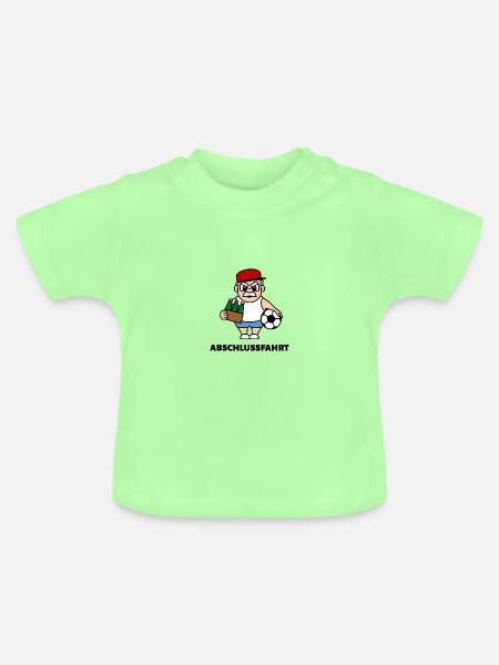 Andy auf Abschlussfahrt - Abschlussfahrt - Baby Bio-T-Shirt mit Rundhals - Mintgrün