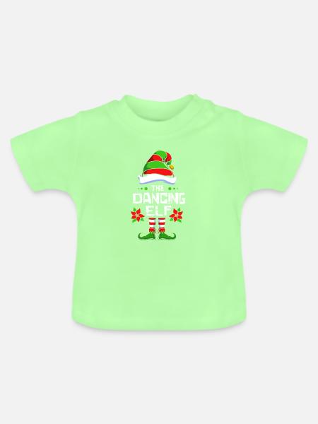 Tanzen Elfe Elf Weihnachtsgeschenk - Baby Bio-T-Shirt mit Rundhals - Mintgrün