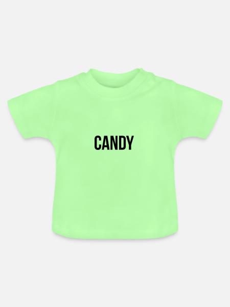 Candy - Baby Bio-T-Shirt mit Rundhals - Mintgrün