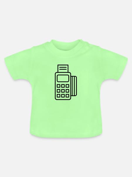EC Gerät - Baby Bio-T-Shirt mit Rundhals - Mintgrün