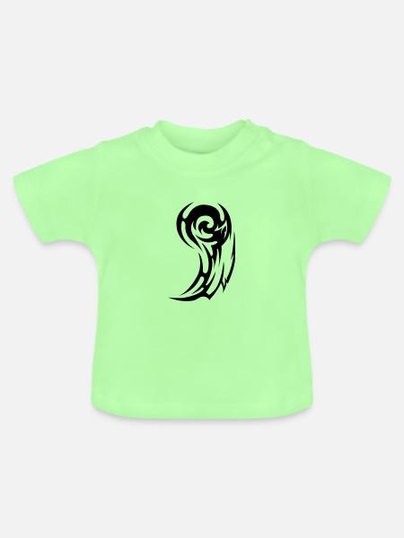 tribal - Baby Bio-T-Shirt mit Rundhals - Mintgrün