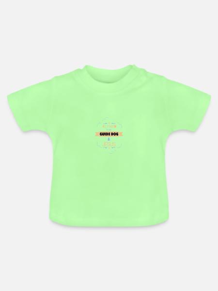 Blinder Blind Sehbehindert Witzig Geschenk - Baby Bio-T-Shirt mit Rundhals - Mintgrün