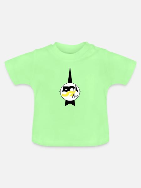 59 Nord-Logo - Baby Bio-T-Shirt mit Rundhals - Mintgrün