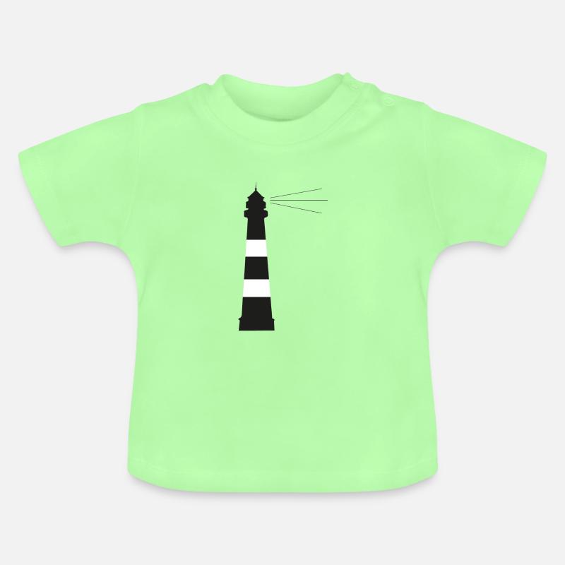 phare - T-shirt bio col rond Bébé - vert menthe