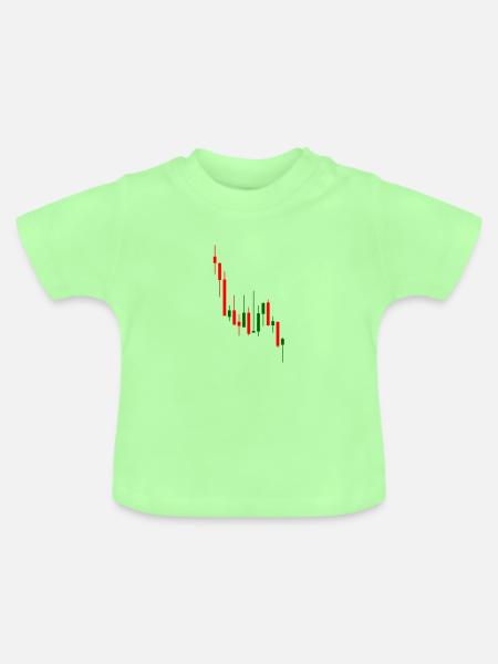 Kurskerzen - Baby Bio-T-Shirt mit Rundhals - Mintgrün