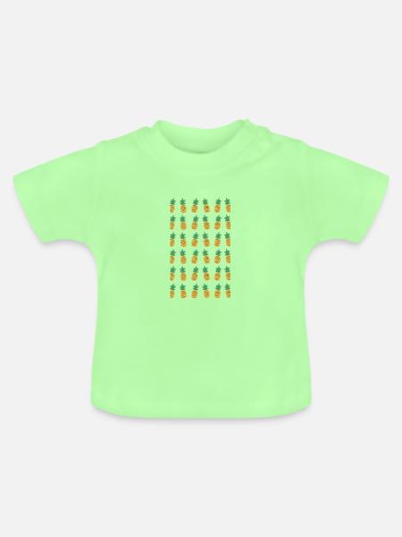 Saftig - Baby Bio-T-Shirt mit Rundhals - Mintgrün