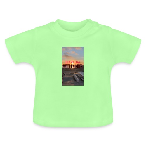 Borkum Watt‘en‘Meer - Baby Bio-T-Shirt mit Rundhals