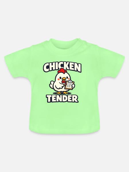 Chicken Tender - Baby Bio-T-Shirt mit Rundhals - Mintgrün