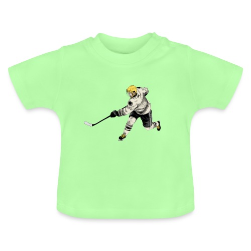 Eishockey - Baby Bio-T-Shirt mit Rundhals