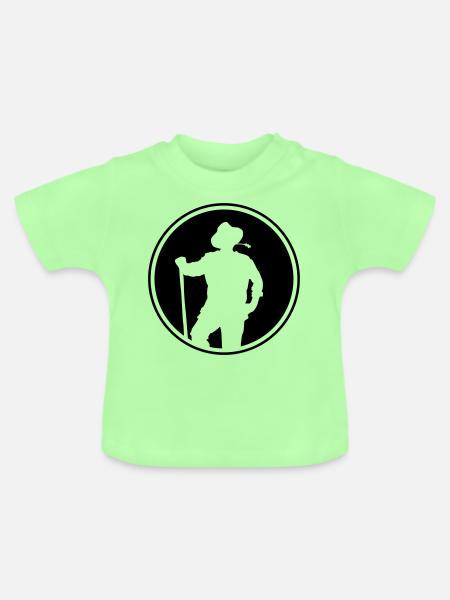 farmer kreis - Baby Bio-T-Shirt mit Rundhals - Mintgrün