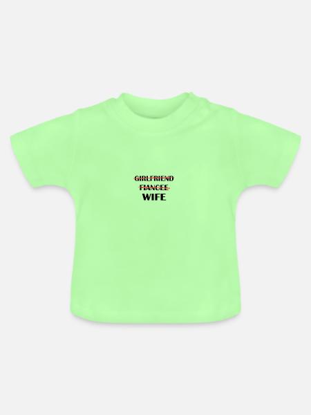 Wife - Baby Bio-T-Shirt mit Rundhals - Mintgrün