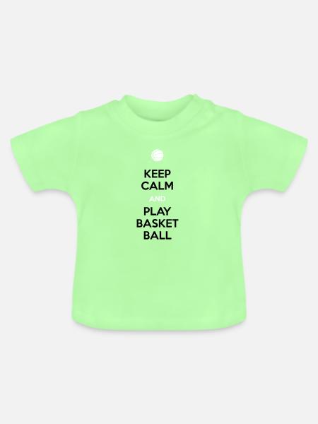 Basketball Player - Baby Bio-T-Shirt mit Rundhals - Mintgrün