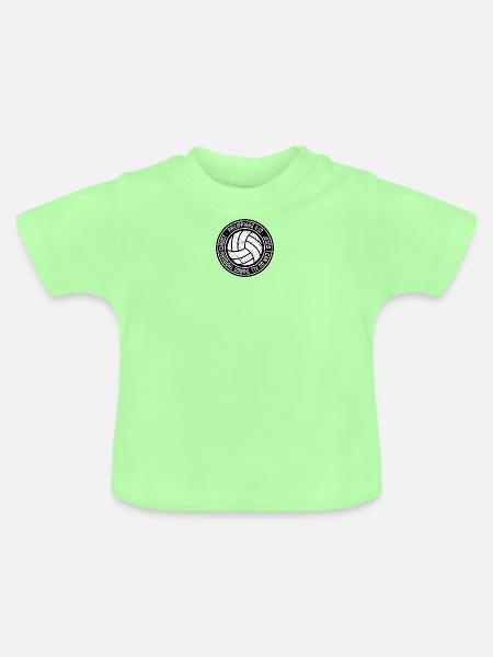 Philipper4:13 Glaube Emblem Kreis - Baby Bio-T-Shirt mit Rundhals - Mintgrün
