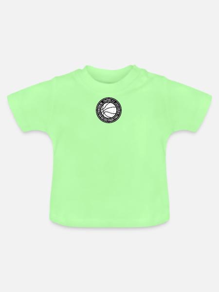 Basketball Glaube Philipper 4:13 - Baby Bio-T-Shirt mit Rundhals - Mintgrün