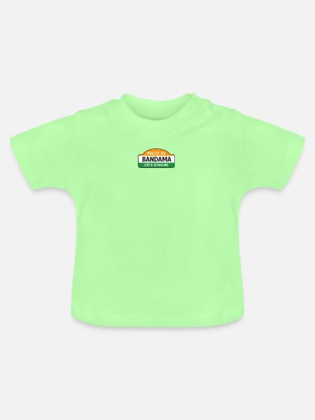 Bandama - Baby Bio-T-Shirt mit Rundhals - Mintgrün