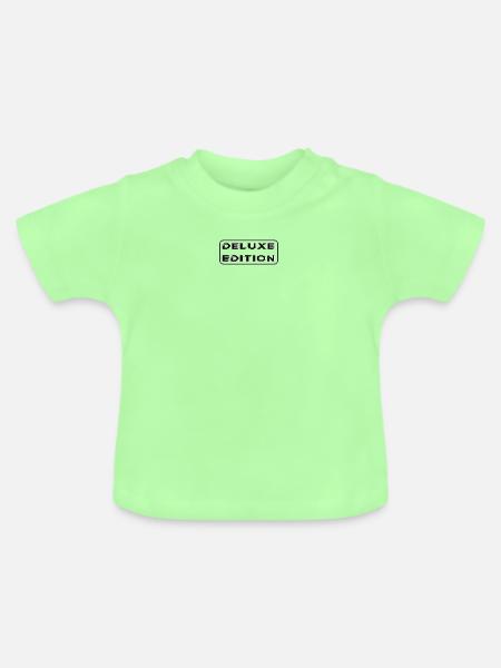 Deluxe Edition hübsch extra - Baby Bio-T-Shirt mit Rundhals - Mintgrün