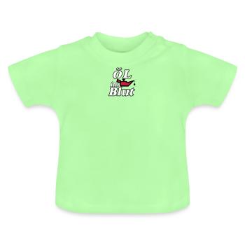 Auto Tuning Schrauber Kult Shirt, Öl im Blut (25) - Baby Bio-T-Shirt mit Rundhals - Mintgrün - Vorne