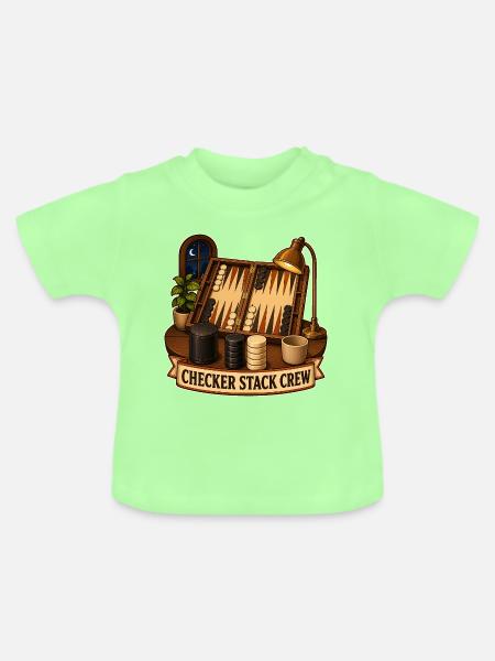 CHECKER STACK CREW - Baby Bio-T-Shirt mit Rundhals - Mintgrün