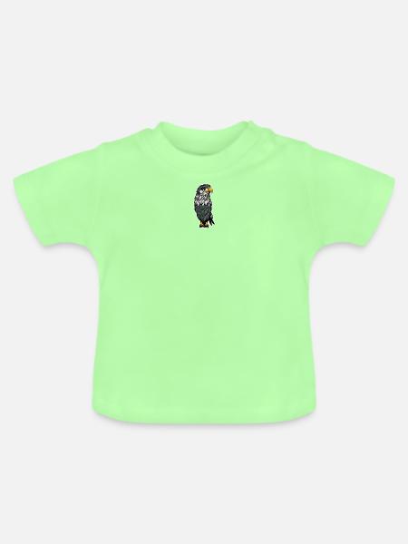 Adler - Baby Bio-T-Shirt mit Rundhals - Mintgrün