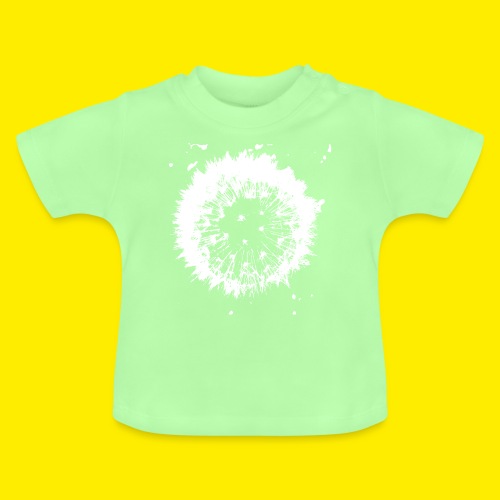 mælkebøtte - Økologisk T-shirt til baby, rund hals