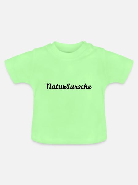 Naturbursche - Baby Bio-T-Shirt mit Rundhals - Mintgrün
