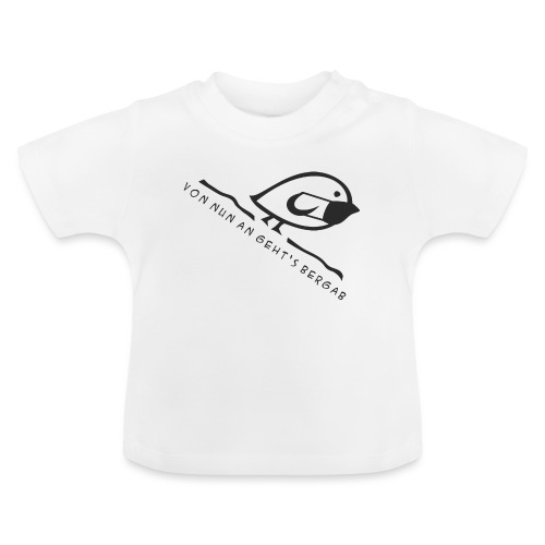 Tweetlercools - Bergab Mundschutz 1 - Baby Bio-T-Shirt mit Rundhals