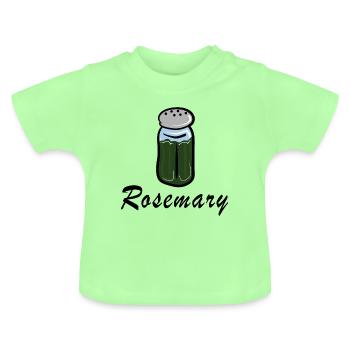 Rosemary shaker - Baby Bio-T-Shirt mit Rundhals - Mintgrün - Vorne