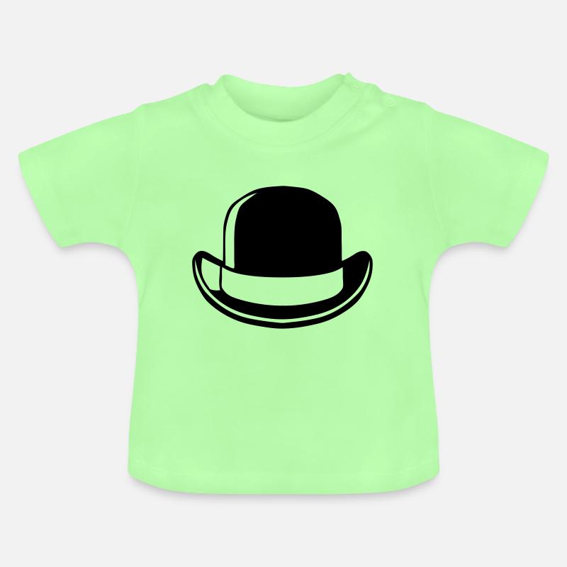 chapeau melon 16 2 - T-shirt bio col rond Bébé - vert menthe