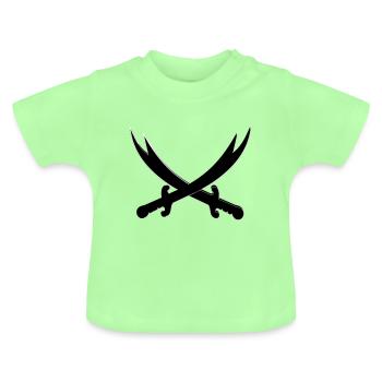 Ali Zülfikar - T-shirt bio col rond Bébé - vert menthe - Devant