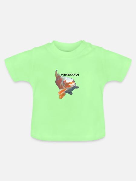 amenakoi - Baby Bio-T-Shirt mit Rundhals - Mintgrün