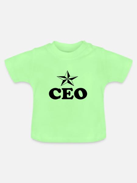 CEO - Baby Bio-T-Shirt mit Rundhals - Mintgrün