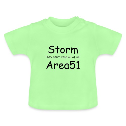 Storm Area 51 - Baby Organic T-Shirt with Round Neck
