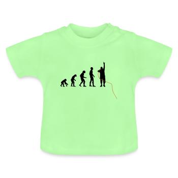Musicien rappeur DJ Evolution - T-shirt bio col rond Bébé - vert menthe - Devant