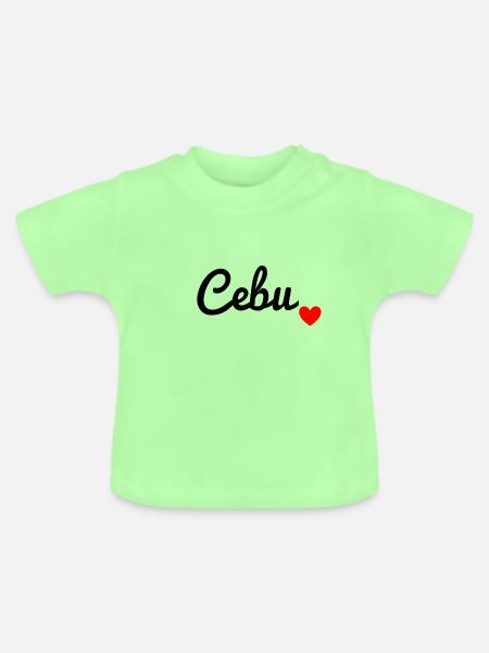 Cebu - Baby Bio-T-Shirt mit Rundhals - Mintgrün