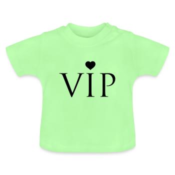 VIP herz - Baby Bio-T-Shirt mit Rundhals - Mintgrün - Vorne