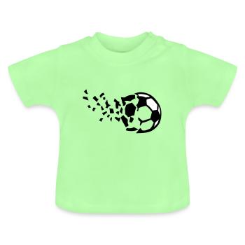 Explosion Ballon Zerstörer zerstören - Baby Bio-T-Shirt mit Rundhals - Mintgrün - Vorne