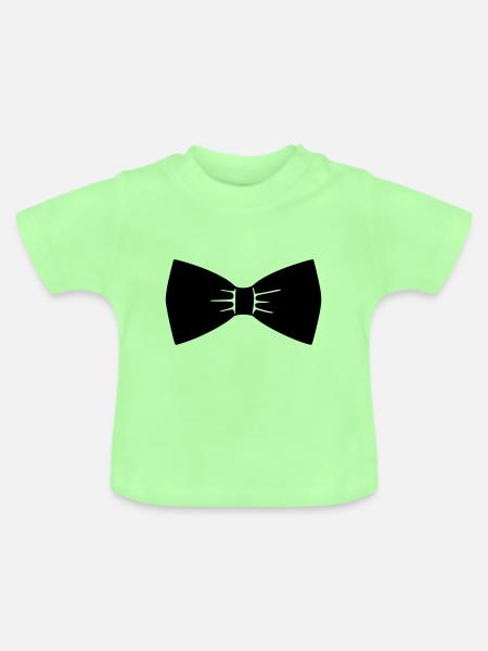 Fliege - Baby Bio-T-Shirt mit Rundhals - Mintgrün
