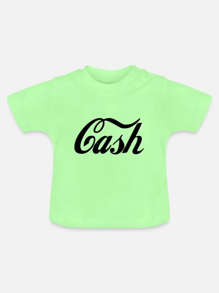 Bargeld - Baby Bio-T-Shirt mit Rundhals - Mintgrün