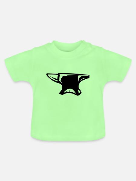 Amboss 2065 - Baby Bio-T-Shirt mit Rundhals - Mintgrün