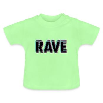 Rave - Baby Bio-T-Shirt mit Rundhals - Mintgrün - Vorne