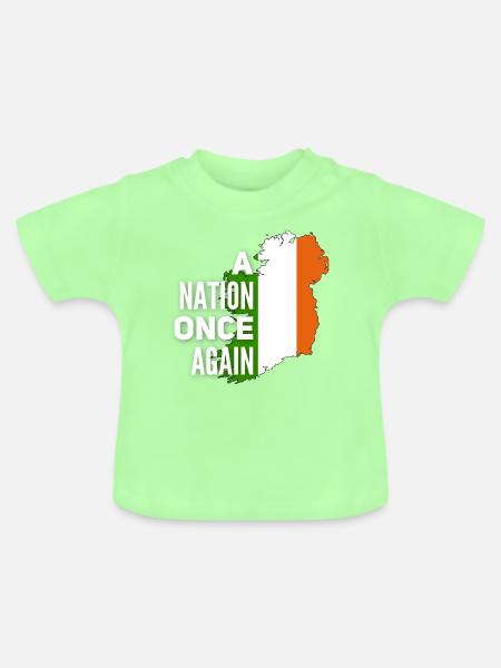 Irland - Baby Bio-T-Shirt mit Rundhals - Mintgrün