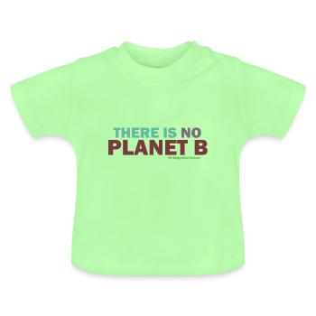 Vendredis pour le futur - T-shirt bio col rond Bébé - vert menthe - Devant