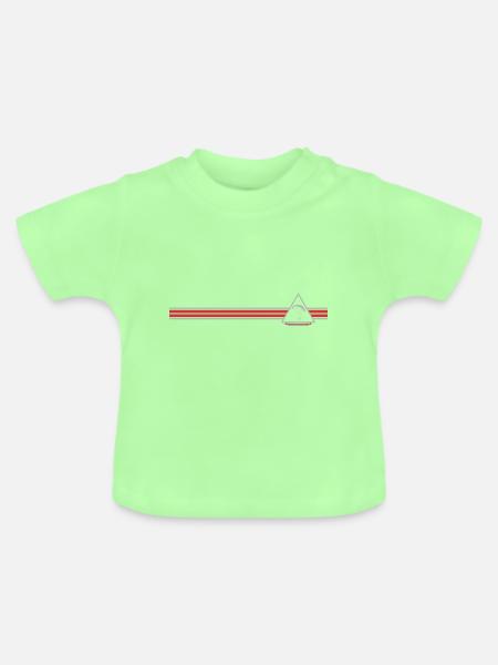 Paragliding - Baby Bio-T-Shirt mit Rundhals - Mintgrün