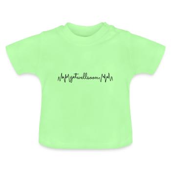 guérir bientôt - T-shirt bio col rond Bébé - vert menthe - Devant