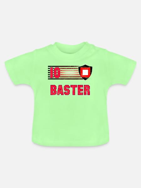 Baster Fußball Mannschaft - Baby Bio-T-Shirt mit Rundhals - Mintgrün