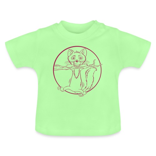 barfüßiger Baummarder - Baby Bio-T-Shirt mit Rundhals