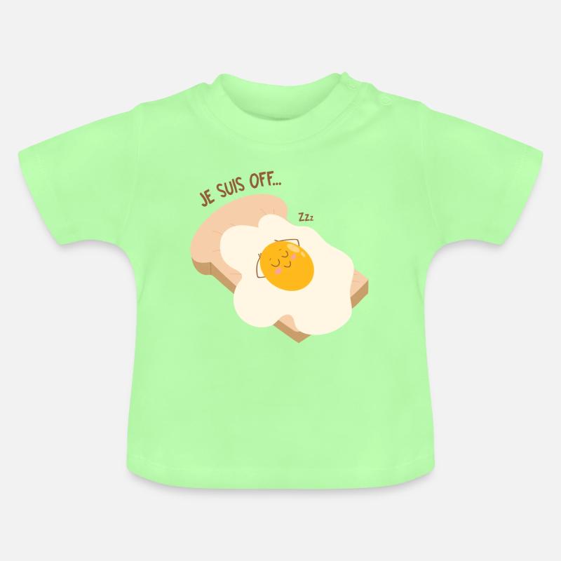 oeuf dort - T-shirt bio col rond Bébé - vert menthe