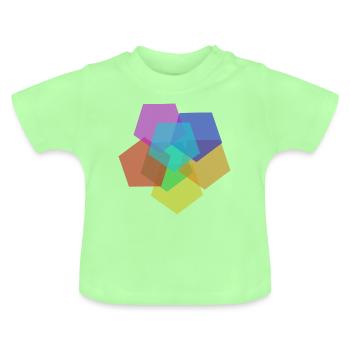 Bunt - Baby Bio-T-Shirt mit Rundhals - Mintgrün - Vorne