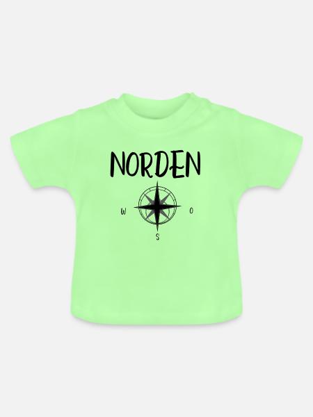Norden - Baby Bio-T-Shirt mit Rundhals - Mintgrün